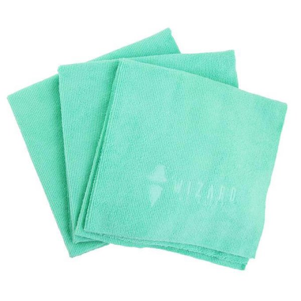 Wizard of Gloss Wipe Out Polishing Cloth 250GSM 40x40cm Set of 3